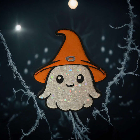 Ghost with hat.